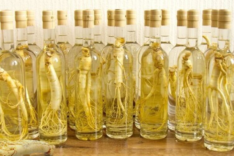 Tincture with ginseng to increase potency