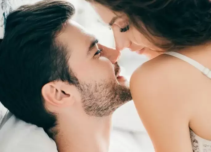 Intimacy with a woman triggers sexual arousal in a man