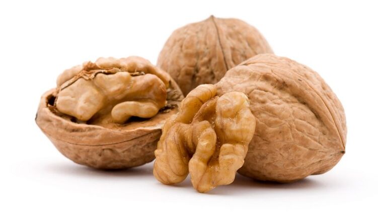 Walnuts - a product with B vitamins